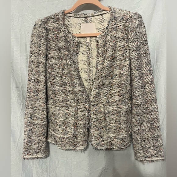 Rebecca Taylor Speckled Tweed knit Jacket Retail $495.00 🌵4 - Picture 2 of 13